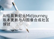 AI绘画新纪元Midjourney版本更新与AI图像合成社区探讨