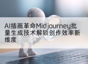 AI插画革命Midjourney批量生成技术解锁创作效率新维度