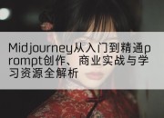 Midjourney从入门到精通prompt创作、商业实战与学习资源全解析