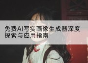 免费AI写实画像生成器深度探索与应用指南