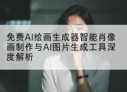 免费AI绘画生成器智能肖像画制作与AI图片生成工具深度解析